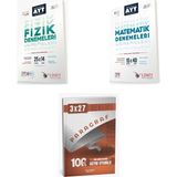2027 Limit Ayt Fizik 25 X 14 + Matematik 15X40 Video Çözümlü Deneme + Anla Kazan Paragraf Deneme 3'Lü Set