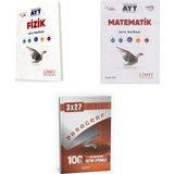 2027 Limit Ayt Fizik + Matematik Soru + Anla Kazan Paragraf Deneme 3'Lü Set