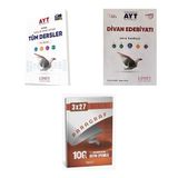 2027 Limit Ayt Tüm Dersler Sayısal Prokamp + Edebiyat Divan Edebiyatı Soru + Anla Kazan Paragraf Deneme 3'Lü Set