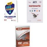 2027 Limit Ayt Tüm Dersler Sayısal Prokamp + Matematik Soru + Anla Kazan Paragraf Deneme 3'Lü Set