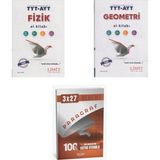 2027 Limit Tyt Ayt Fizik + Geometri El Kitabı + Anla Kazan Paragraf Deneme 3'Lü Set