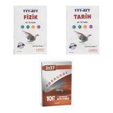 2027 Limit Tyt Ayt Fizik + Tarih El Kitabı + Anla Kazan Paragraf Deneme 3'Lü Set