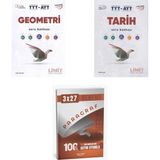 2027 Limit Tyt Ayt Geometri + Tarih Video Çözümlü Soru + Anla Kazan Paragraf Deneme 3'Lü Set