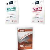 2027 Limit Tyt Biyoloji 50X6 + Türkçe 15 X 40 5 Aşamada Yeni Soru Tarzları İle Deneme + Ankapade 3'Lü Set