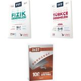 2027 Limit Tyt Fizik 50 Li + Türkçe 15 X 40 5 Aşamada Yeni Soru Tarzları İle Deneme + Ankapade 3'Lü Set