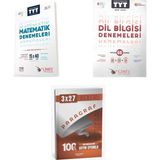 2027 Limit Tyt Matematik 15X40 + Türkçe Dil Bilgisi 60 Deneme Deneme + Anla Kazan Paragraf Deneme 3'Lü Set