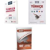 2027 Limit Tyt Türkçe 15 X 40 5 Aşamada Yeni Soru Tarzları İle Deneme + Soru + Anla Kazan Paragraf Deneme 3'Lü Set