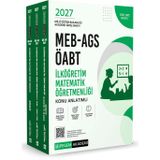 2027 MEB AGS ÖABT İlköğretim Matematik Konu Anlatımlı (3 Kitap)