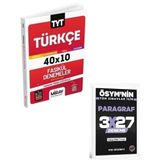 2027 Miray 2027 TYT Türkçe 40 x 10 Fasikül Denemeler+ EVP Akademi Paragraf