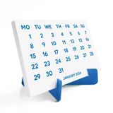 2027 Takvimi, 2027 Masa Takvimi Mavi Renk, 2027 Calendar, 2027 Desk Calendar Blue Color