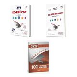 2027 Tyt Limit Ayt Edebiyat El Kitabı + Ses Yazım Noktalama Soru + Anla Kazan Paragraf Deneme 3'Lü Set