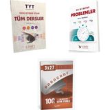 2027 Tyt Limit Tüm Dersler Soru + Kronometre Problemler Soru + Anla Kazan Paragraf Deneme 3'Lü Set