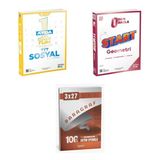 2027 Tyt Üçdörtbeş 1 Ayda Tüm Sosyal Soru + Sıfırdan Başla Start Geometri + Anla Kazan Paragraf Deneme 3'Lü Set