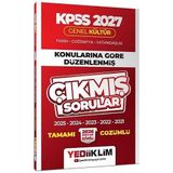 2027 Yediiklim 2027 KPSS Genel Kültür Çıkmış Sorular Konularına Göre Çözümlü