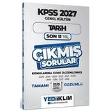 2027 Yediiklim 2027 KPSS Tarih Çıkmış Sorular Son 11 Yıl Konularına Göre Çözümlü