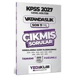 2027 Yediiklim 2027 KPSS Vatandaşlık Çıkmış Sorular Son 11 Yıl Konularına Göre Çözümlü