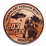 203 MELEK FİLO "BAŞKALARI YAŞASIN DİYE" Deri PEÇ- Arma - Patch