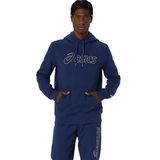 2031E187-401 ASICS OTH HOODIE Mavi Erkek Kapüşon Yaka Sweatshirt