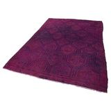 205x300 cm Geometrik Kilim Pembe Geometrik Yün El Dokuma Modern Geometrik Etnik Eskitme Desenli Boho Oturma Odası Salon Yolluk Koridor Mutfak Halısı