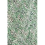207x304 cm Kareli Kilim Yeşil Kareli Yün El Dokuma Modern Geometrik Etnik Eskitme Desenli Boho Oturma Odası Salon Yolluk Koridor Mutfak Halısı