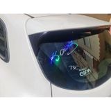 20cm Araba Arka Cam Hologram Renk Atatürk Imzası Imza Renkli Folyo Etiket