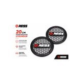 20CM Hoparlör Kapağı - Reiss Logolu Plastik Midrange Hoparlör Kapak 20 cm - 2 Adet