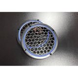 20CM Mavi Neon Işıklı Hoparlör ve Midrange Kapağı 1takım (2ADET) Vidalanabilir