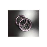 20CM Pembe Neon Işıklı Hoparlör ve Midrange Kapağı 1takım (2ADET) Vidalanabilir