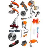 20Hpx Yan Tipi Benzinli Motorlu Ot Çalı Tırpanı Çim Biçme Makinesi Tırpan + Chapello Aparatı
