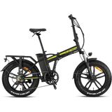 20J Elektrone Zuma 7V Hd Elektrikli Katlanır Bisiklet - Mat Siyah Neon Sarı - Mat Siyah - Neon Sarı