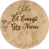 20LI Etiket 'el Emeği Göz Nuru' Yazılı Yapışkanlı Sticker Küçük Boy