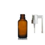 20ml kahverengi ağız spreyi başlıklı cam şişe,12 adet, ağız spreyi şiesi, cam şişe, medikal şişe