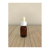 20Ml Kahverengi Cam Ecza Şişesi Plastik Damlalıklı Çubuklu, 50 Adet, Ecza Şişesi, Cam Şişe, Amber Şişe,Kozmetik Şişe