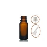 20ML Kahverengi Cam Içten Damlalıklı Şişe Beyaz Kapak, 24 Adet, Damlalıklı Şişe, Damlatmalı Şişe