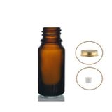 20ML Kahverengi Şişe Sarı Metal Düz Kapaklı, 12 Adet, Cam Şişe, Esans Şişesi, Yağ Şişesi, Kozmetik Şişesi