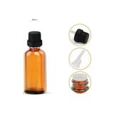 20Ml Kahvrengi Şişe, İçten Damlalıklı Kapak,12 Adet Siyah Damlatmalı Kapak, Esans Şişesi, Boş Şişe,
