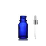 20Ml Mavi Cam Damlalıklı Şişe,Gümüş Kapak Beyaz Emzik, 24 Adet, Ecza Şişesi, Damlalıklı Şişe, Propolis Şişesi, Damlatmalı Şişe, Saç