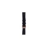 20mm Kordon Genişliği Olan Saatlerle Uyumlu 20 Mm Hakiki Deri Iguana Siyah Kordon Gold Toka