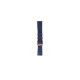 20mm Kordon Genişliği Olan Saatlerle Uyumlu 20 Mm Hakiki Deri Spor Lacivert Kordon Gold Toka