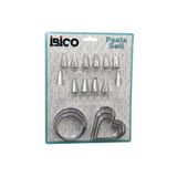 20PCS PASTA SÜSLEME UÇ SETİ= 12-METAL KURABİYE KALIP METAL=3-KALP - 3-YUVARLAK 2-UÇ TUTUCU PLS.ADAPTÖR (4604)
