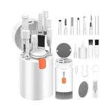 20'si 1 Arada Klavye ve Kulaklık Temizleme Seti - Airpods 1/2/3/pro, Pc, Dizüstü Bilgisayar, Cep Telefonu, Kamera Için Aksesuar - Option-1 - Ahşap