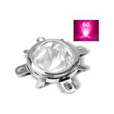 20W-120W Led için 44Mm 60 Derece Optik Cam Lens + Reflektör + Kasa