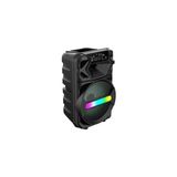 20W 2400 Mah Mikrofonlu LED Işıklı Taşınabilir Bluetooth Hoparlör BTS-410 - Option-1
