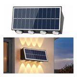 20W Güneş Enerjili Dış Mekan Bahçe Duvar Lambası - Cata Kos Solar LED Aplik - IP65 Su Geçirmez, 3200K Gün Işığı & Amber Dekoratif Aydınlatma (Gün Işığı)