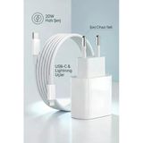 20W Iphone Uyumlu Hızlı Şarj Aleti Adaptör + Kablo (1M) 11/12/13/14 Serisi