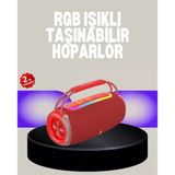 20W Kablosuz Bluetooth Hoparlör Rgb Işık Efektli Usb/Sd/Aux Destekli Mir22358880
