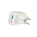 20W Pd Hızlı Şarjlı Priz Dönüştürücü, Akım Korumalı Ve Usb Çıkışlı