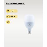 20w Torch Led Ampul Sarı Işık