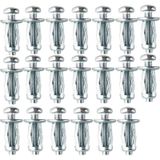 20x Vida Petal Somun Thins M5 M6 Dübeller Alçıpan Aracı Jack Somu 0.4 MM