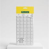 20x20 MM - 50'li Paket Beyaz Mobilya Keçesi Zemin ve Parke Koruyucusu